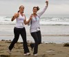 Garotas com ótimo humor durante corrida. (mikebaird/flickr)