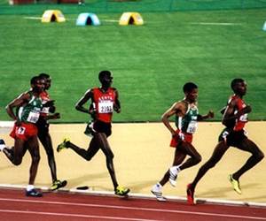 Final dos 10.000 metros na olimpíadas em 2000.