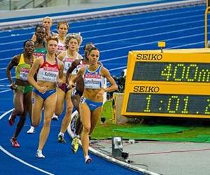 Semi-final dos 800 metros, Berlim 2009.