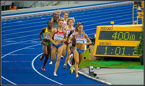 Semi-final dos 800 metros, Berlim 2009. (André Zehetbauer/wikimedia) Semi-final dos 800 metros.
