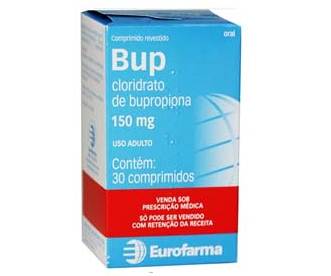 Caixa de bupropiona.
