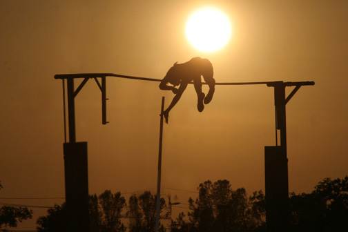 Salto com vara, recorde americano. (znarled/flick) Salto com vara, recorde americano. (znarled/flick)