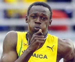 Usain Bolt durante prova dos 400 metros. (Jesus.orbea/wikimedia)