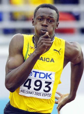 Usain Bolt durante prova dos 400 metros. (Jesus.orbea/wikimedia) Usain Bolt durante prova dos 400 metros. (Jesus.orbea/wikimedia)
